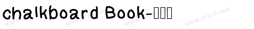 chalkboard Book字体转换